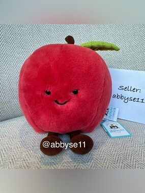 Jellycat Amuseables Apple - Authentic - Brand New with tags - Fast Ship